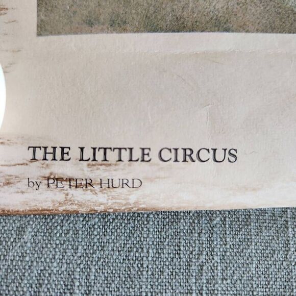 Peter Hurd The Little Circus print 1967 San Patricio New Mexico landscape art - Picture 2 of 8